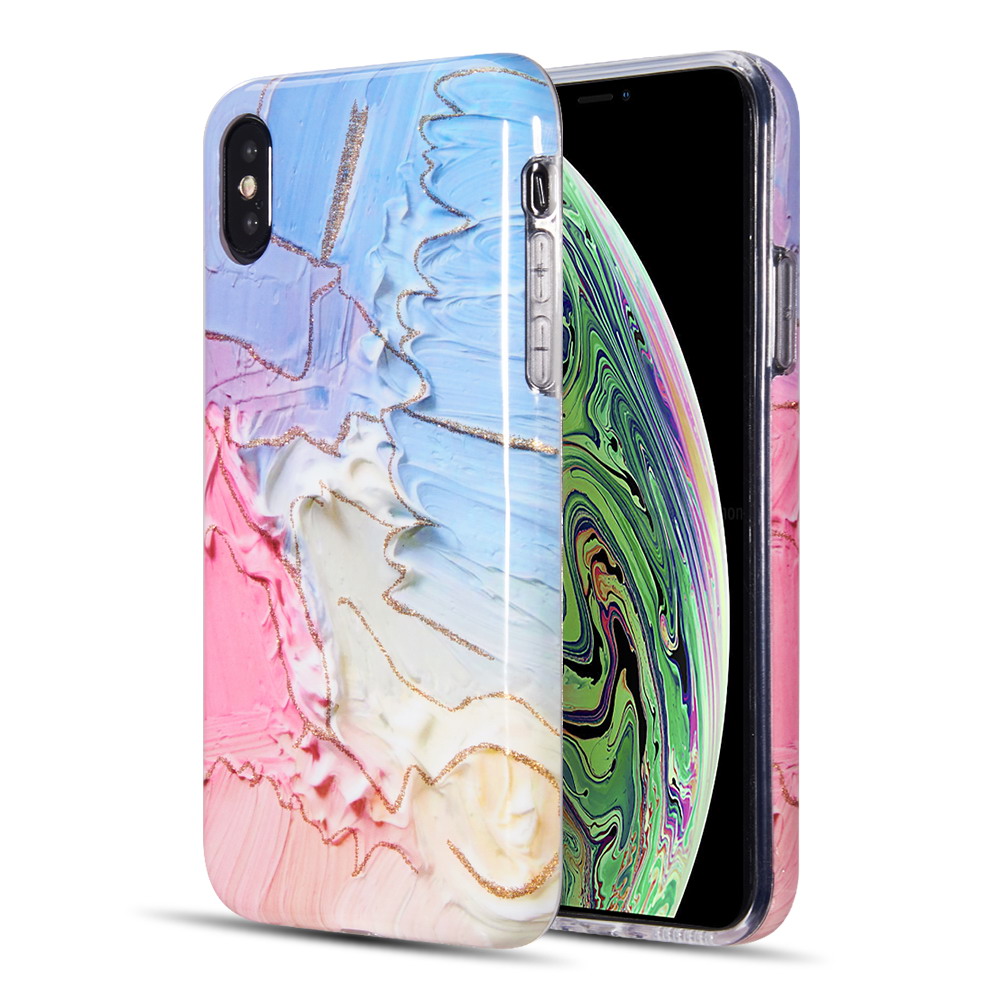 The Marble Case With Glitter For Iphone Xs Max - Frosting